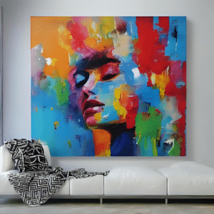 Handmade Abstract Wall Art on Canvas